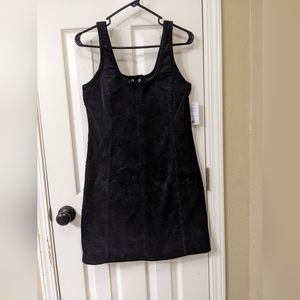 Size S Black corduroy dress